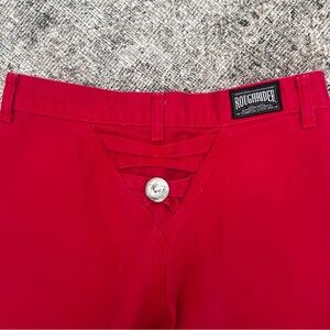 Vintage 100% Cotton Roughrider Red Cowboy Western American Denim